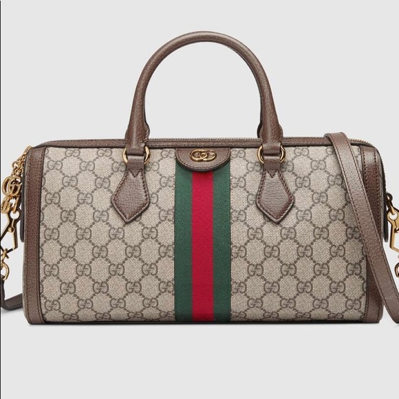 Gucci Handbags - SOLD!✨NEW✨GUCCI✨GG GUCCISSIMA & LEATHER BOSTON BAG
